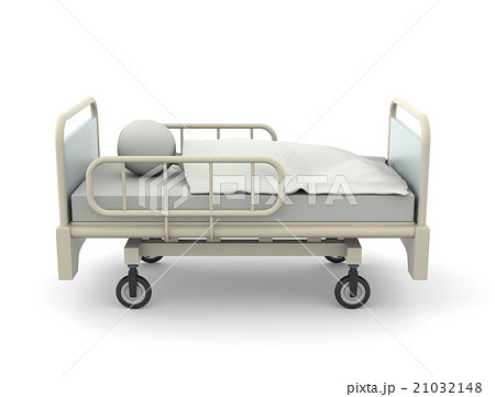 病室 医療用ベッド ベッド 病院 3d Cgのイラスト素材