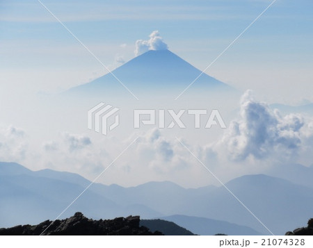 富士山 珍しい 自然 雲の写真素材 - PIXTA