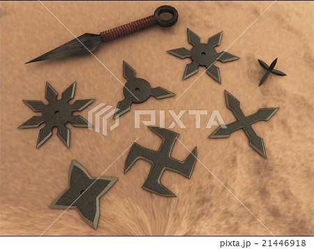 四方手裏剣のイラスト素材