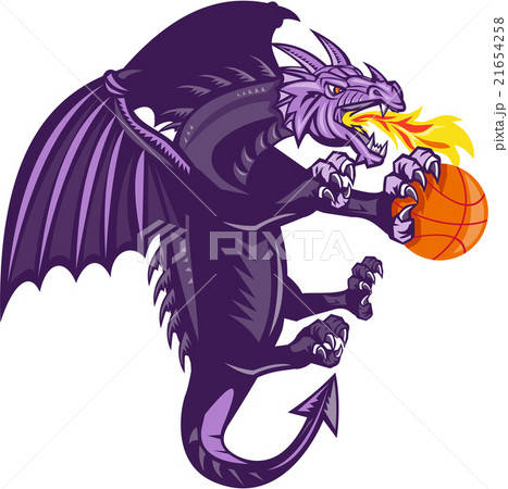 龍の横顔 龍 横顔のイラスト素材