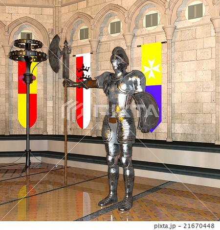 西洋甲冑のイラスト素材
