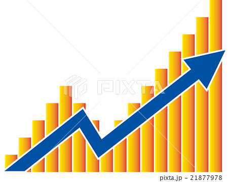 お金 イラスト 増える 増益の写真素材