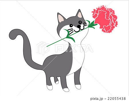 猫 ありがとう 気持ち 感謝のイラスト素材