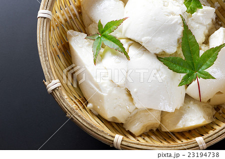 おぼろ豆腐 寄せ豆腐 豆腐料理 汲み上げ豆腐の写真素材