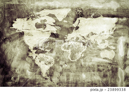 オーストラリア古い地図の絵 Australia vintage map hi-res stock photography and images
