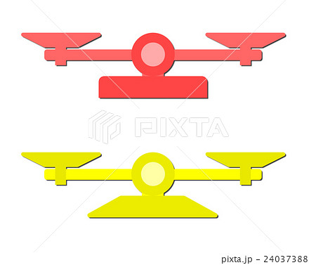 天秤 バランス 計る 秤のイラスト素材