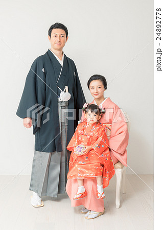 髪置きの儀の写真素材