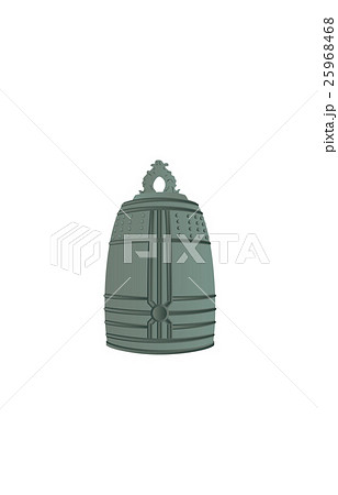 ベクター 鐘つき 鐘 除夜の鐘のイラスト素材