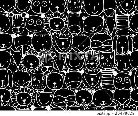 壁紙ハムスターイラストの写真素材