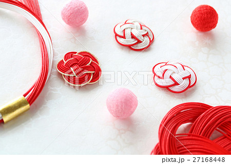 水引ボールの写真素材 水引ボールの写真素材