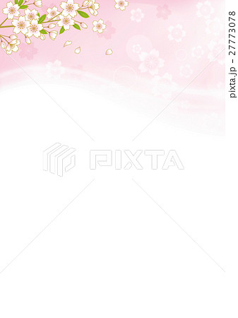 桜 花びら 花 背景素材のイラスト素材