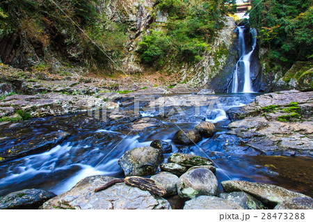 龍頭泉 滝 河 清流の写真素材 龍頭泉 滝 河 清流の写真素材
