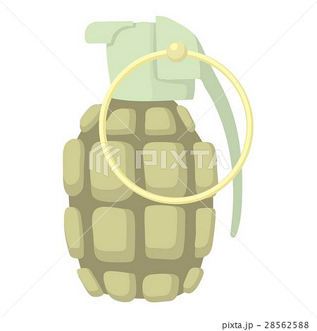 攻撃手榴弾のイラスト素材