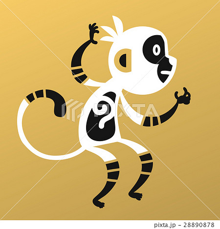 猿 かわいいのイラスト素材