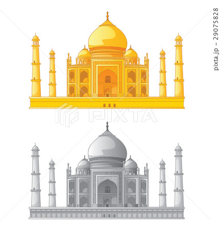 インド 印度 インディア 壁紙のイラスト素材
