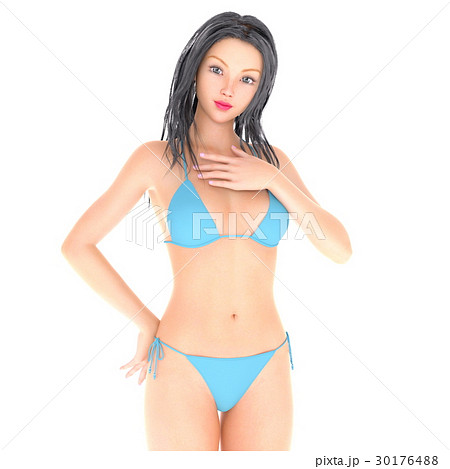 女性 ポーズ セクシー ビキニの写真素材 女性 ポーズ セクシー ビキニの写真素材