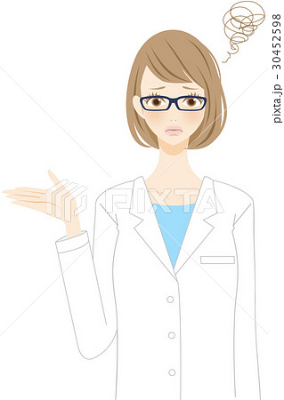 女性 白衣 看護師 人物のイラスト素材