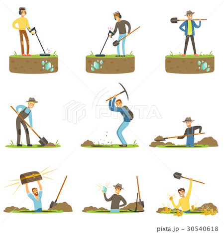 考古学者のイラスト素材 Pixta