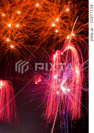 船橋港親水公園花火大会の写真素材