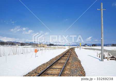 犬川駅の写真素材