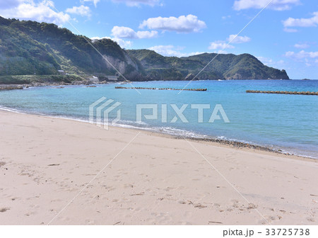 切浜海水浴場の写真素材