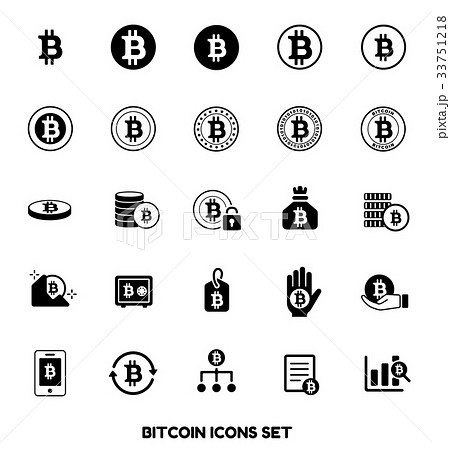 Bit Coinのイラスト素材