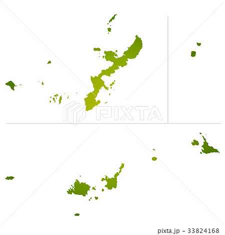 沖縄地図 沖縄 沖縄諸島 地図のイラスト素材