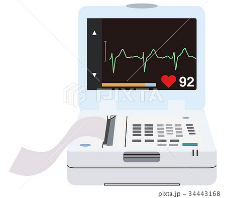 心電図 医療 ベクター 心拍数のイラスト素材
