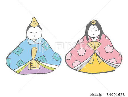 雛祭り 六角形キャンバスアート おひなさま（祭り絵）（雛人形