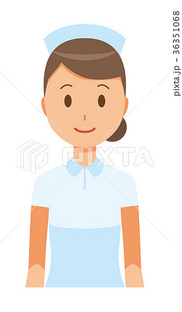 白衣 ナース 看護師 笑顔のイラスト素材 白衣 ナース 看護師 笑顔のイラスト素材