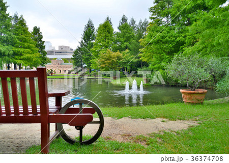庭園 久屋大通庭園 フラリエ 洋風の写真素材