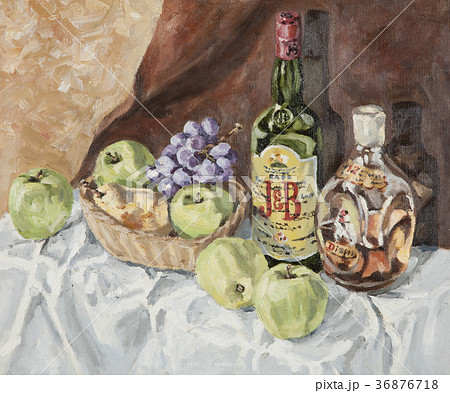 【ブリ】りんご 静物画 ファイル:Nature morte aux pommes et aux oranges, par Paul