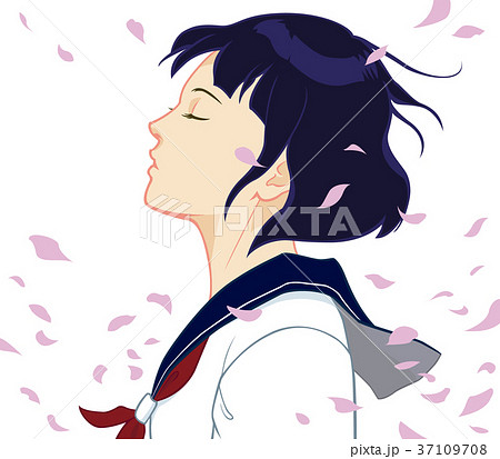 アンニュイ 女性のイラスト素材