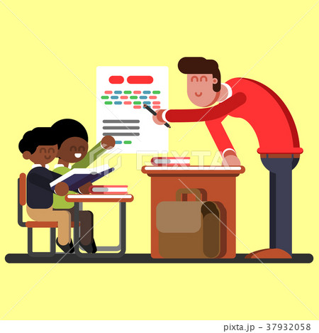 アフロ かわいいのイラスト素材