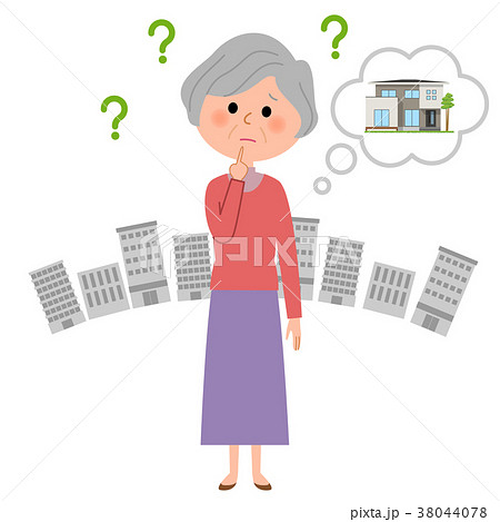 迷子のイラスト素材