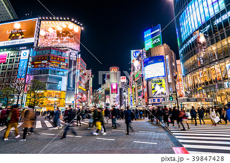 人混みの写真素材