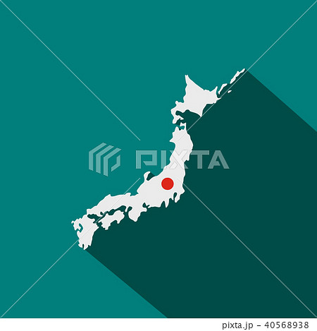 ベクター 北海道 形 北海道マップのイラスト素材