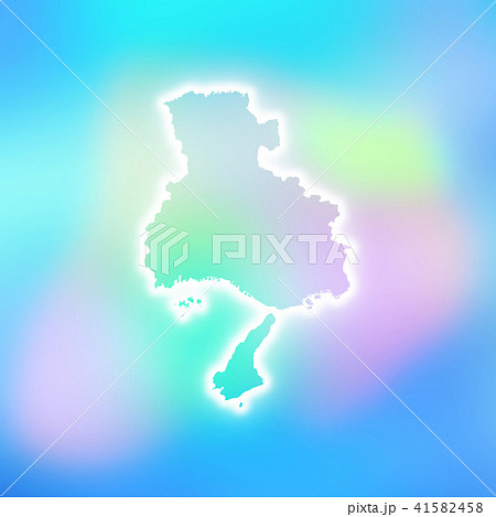 淡路島 兵庫県 淡路 マップのイラスト素材