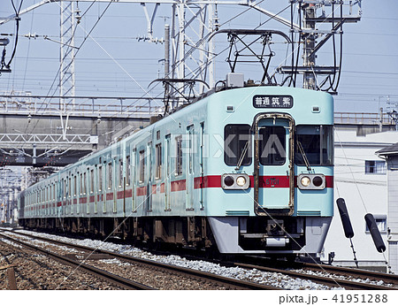 西鉄電車の写真素材