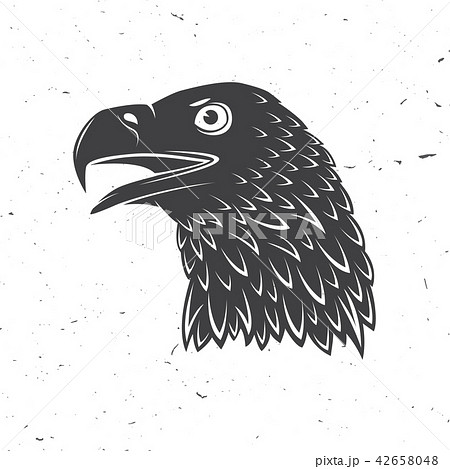モノクロ 白黒 タカ 鷹のイラスト素材 モノクロ 白黒 タカ 鷹のイラスト素材