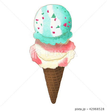アイス ベクター お菓子 アイスクリームのイラスト素材