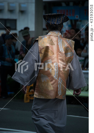 大正時代 和装 男性の写真素材