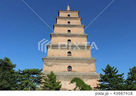 大雁塔の写真素材 - PIXTA