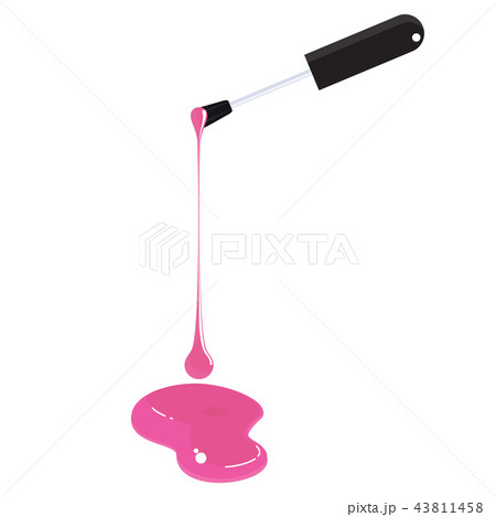 こぼす 液体の写真素材