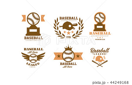 Ball sports logo. Badges for american football, - Stock Illustration  [73850169] - PIXTA