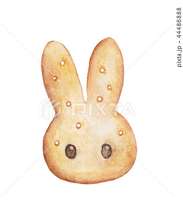 うさぎ パン屋 イラスト かわいいの写真素材