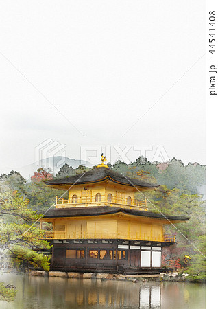 金閣寺 水彩画 世界遺産 京都のイラスト素材 - PIXTA