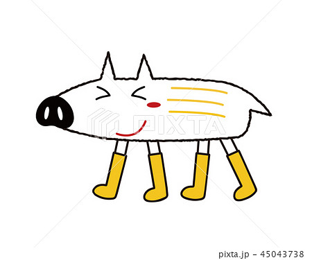 猪キャラのイラスト素材