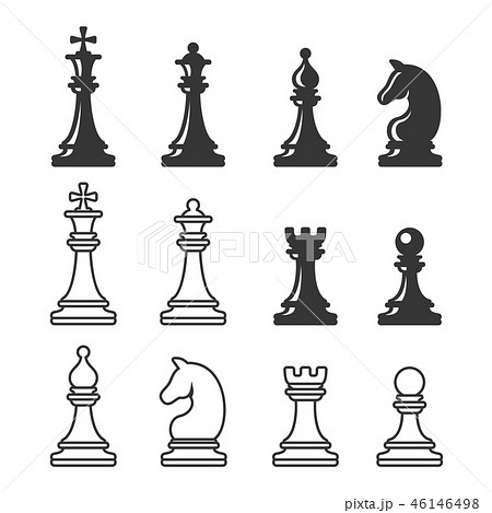 チェス 駒 ルーク 3dのイラスト素材