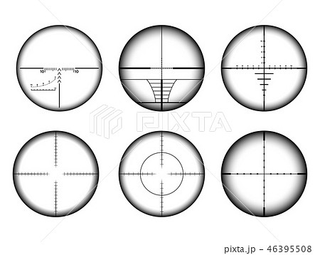 レティクルのイラスト素材